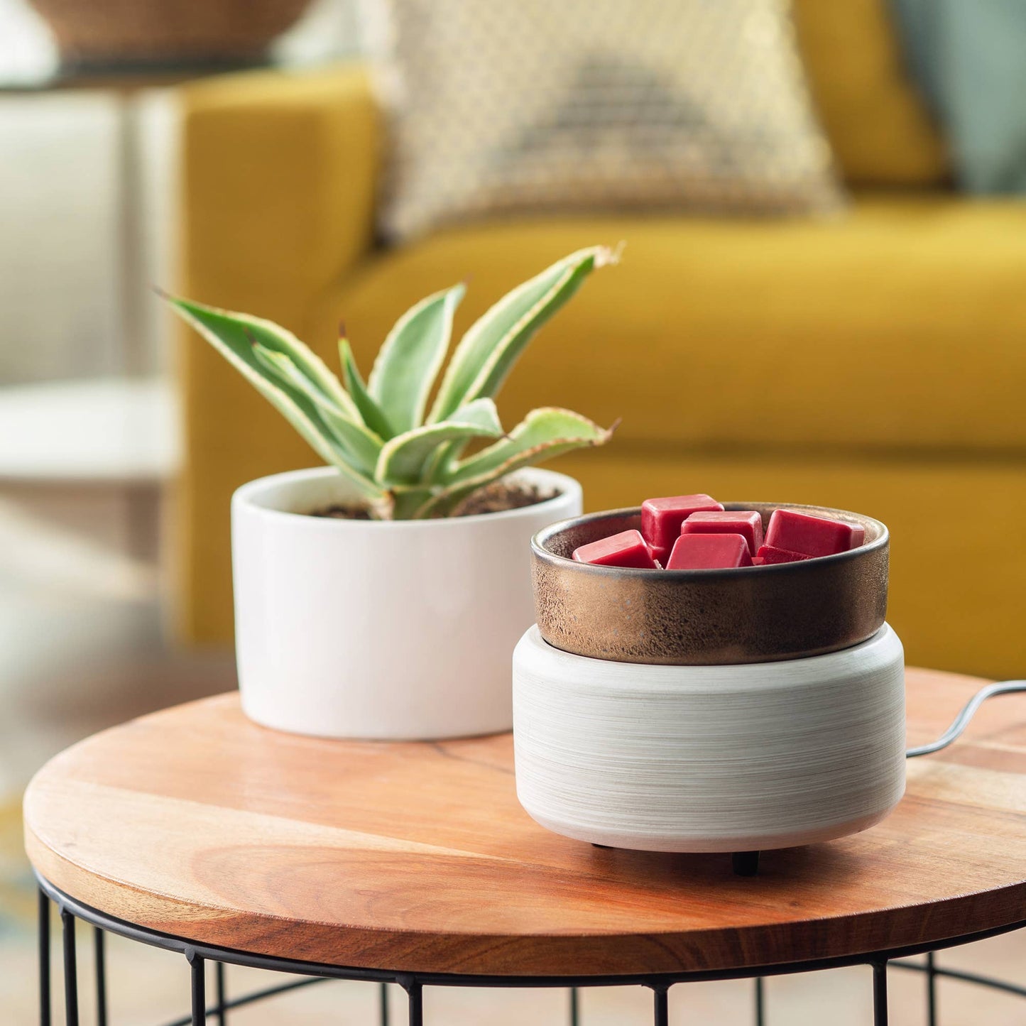 Candle Warmers® 2-in-1 Candlewarmer wit