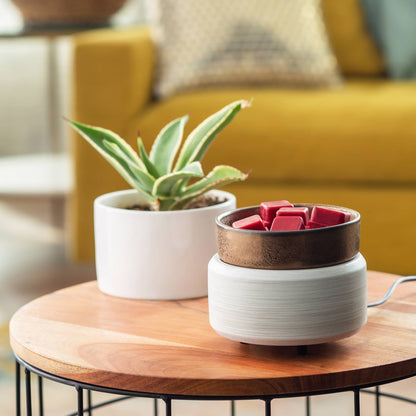 Candle Warmers® 2-in-1 Candlewarmer wit