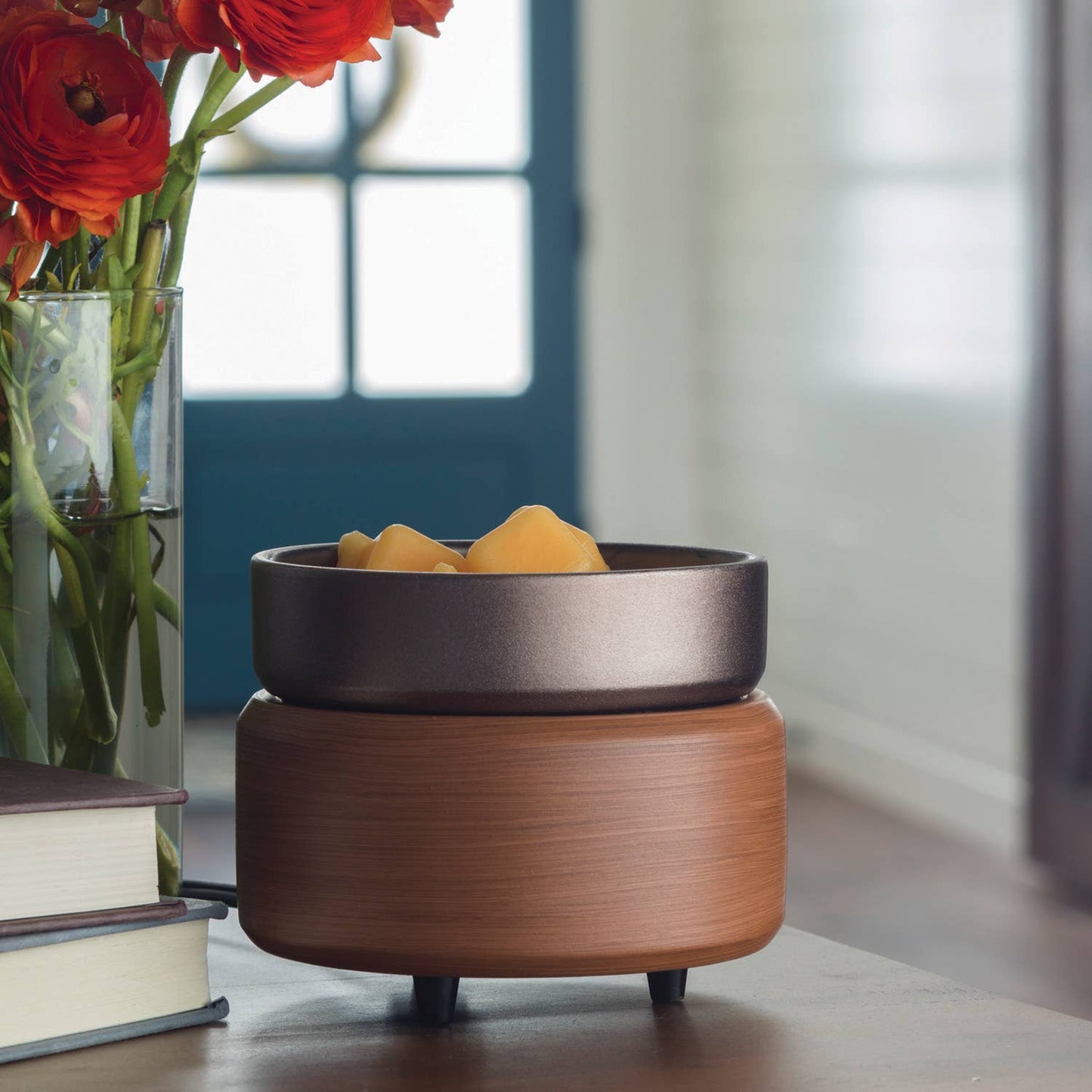 Candle Warmers®  2-in-1 Candlewarmer walnut